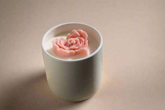 Soy-Coconut Rose Candle